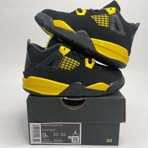 Jordan | Shoes | Nike Air Jordan 4 Retro Td Thundertour Jordan | Shoes | Nike Air Jordan 4 Retro Td Thundertour